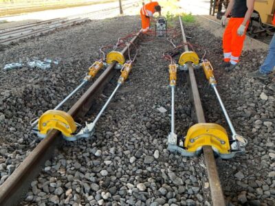 Morsetto idraulico tendirotaie doppio tiro MIT 70/2 LW