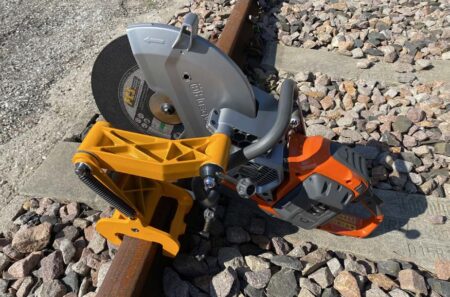 Rail cutting machine battery powered e-K1