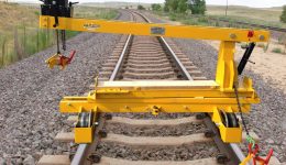 Elemento trasportatore con portalino sostituizione rotaie ETM